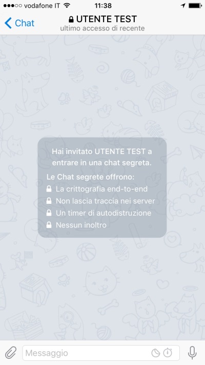 Telegram - Chat Segrete